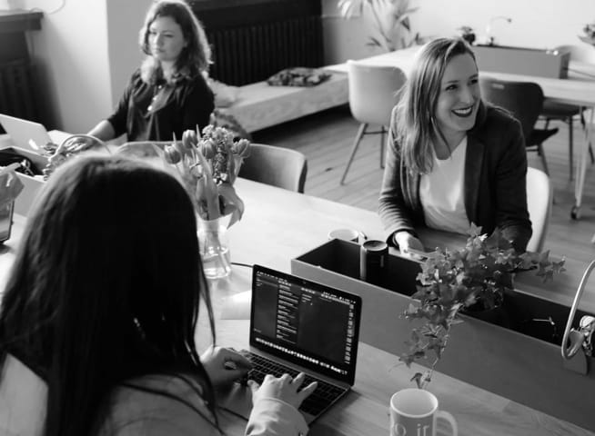 Business women in a team meeting